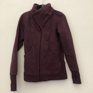 Lululemon Maroon Zip Up Jacket